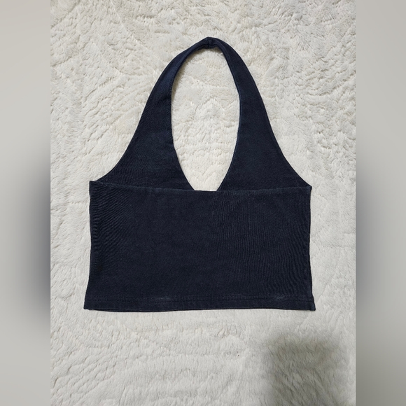 Brandy Melville Cropped Halter Top - Picture 2 of 5